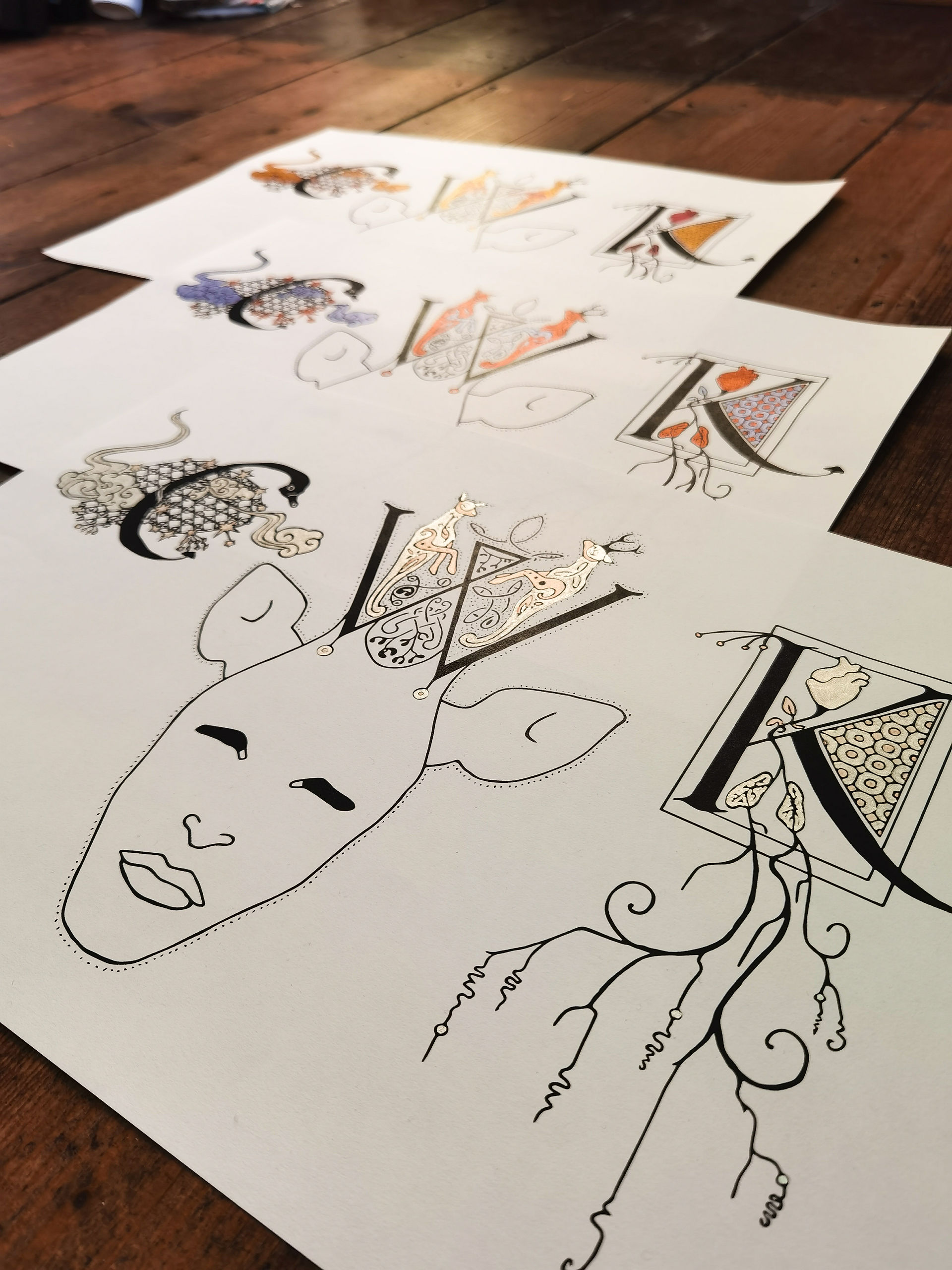 Illuminated Letters Tests