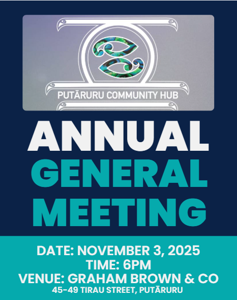Putaruru Community Hub AGM
