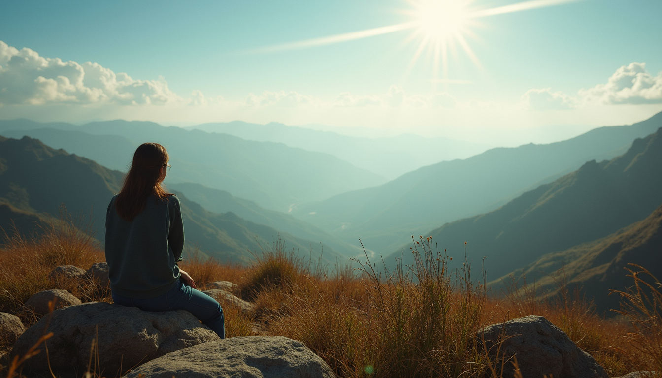 Eye-level view of a breathtaking landscape in Latin America