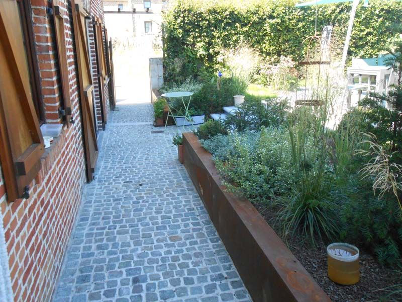 Tuin en cortenstaal - Hombrouck Guy
