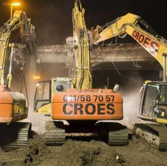 Afbraak brug E313 Geel