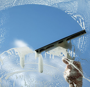 Schoonmaken van ramen