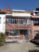 Huis voorzien van stijger stellingen