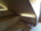 Sauna ingebouwd op zolder in Thermo wood