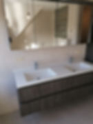 Renovatie badkamer nieuwe wastafel Tercalavres Korbeek-lo