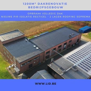 Dakrenovatie bedrijfsgebouw
