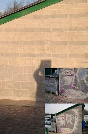 Aérogommage graffiti