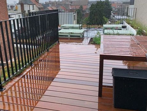 ballustrade voor terras op verdiep