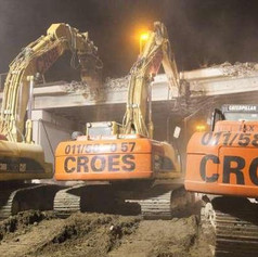 Afbraak brug E313 Geel