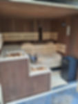 buitensauna in Thermo Ayous in Poolhouse in samenwerking met Wellness Ideal Pool uit Sint-Niklaas