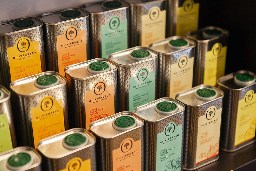 Des huiles d’olive d’Oliviers & Co