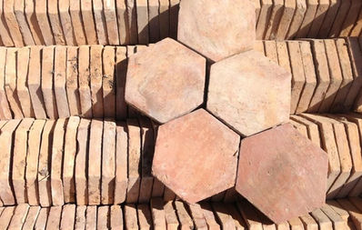 Terracottavloeren rood