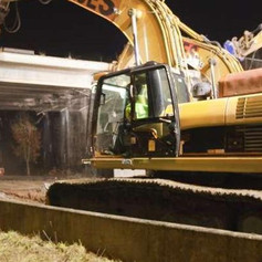 Afbraak brug E313 Geel