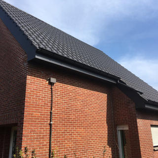 UTHERM sarking Isolatie en Langenzenn koramic dakpannen - woning Diest