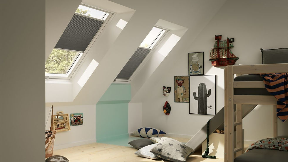 Daviroll, Velux, vouwgordijn
