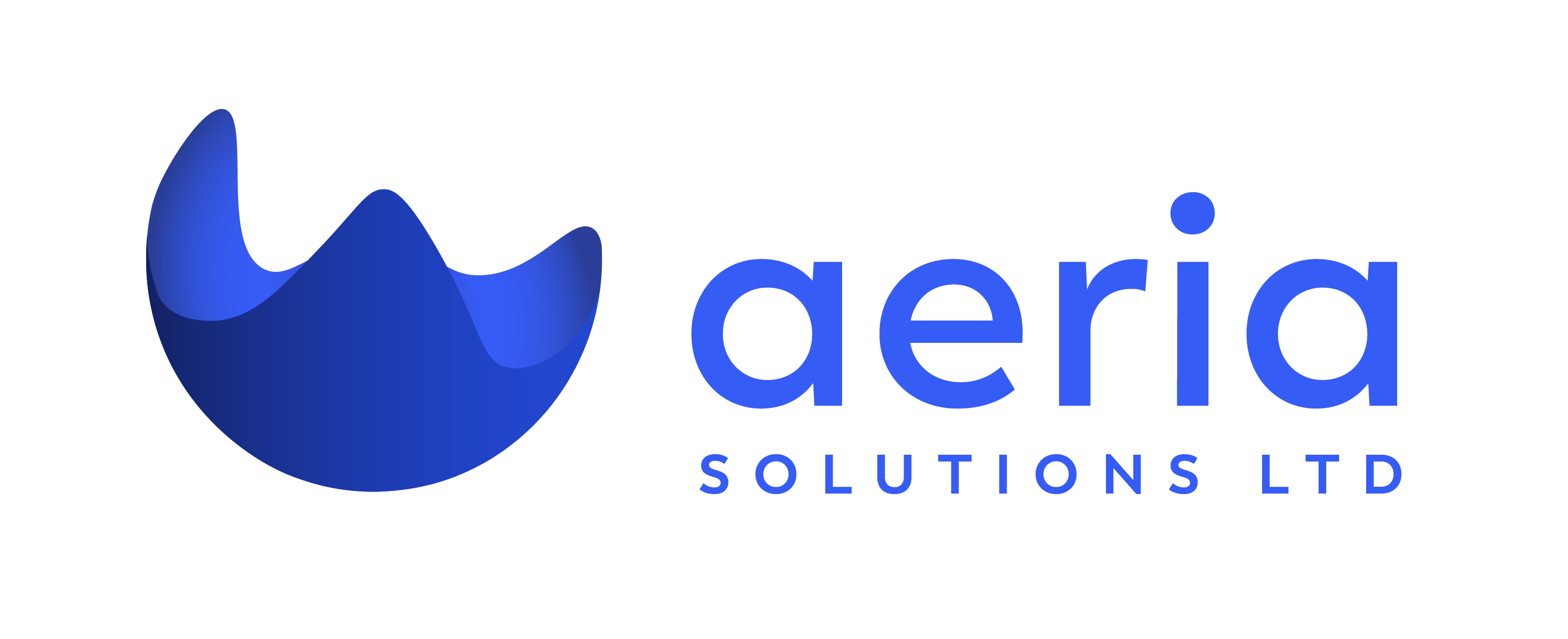 aeria solutions logo blue