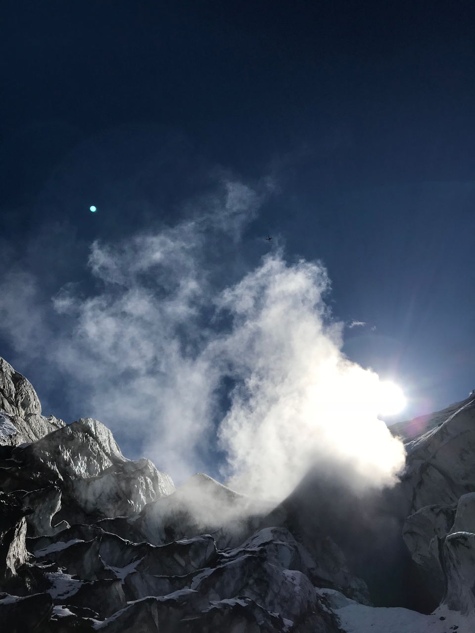 Documenting Canada's most dangerous volcano from the air.