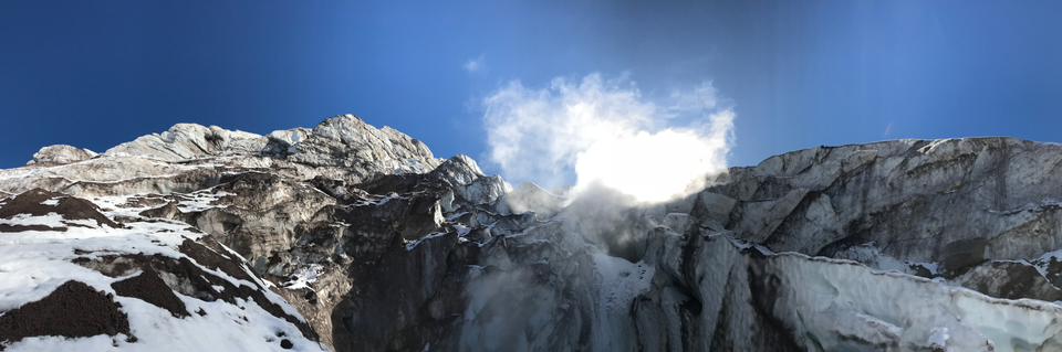 Documenting Canada's most dangerous volcano from the air.