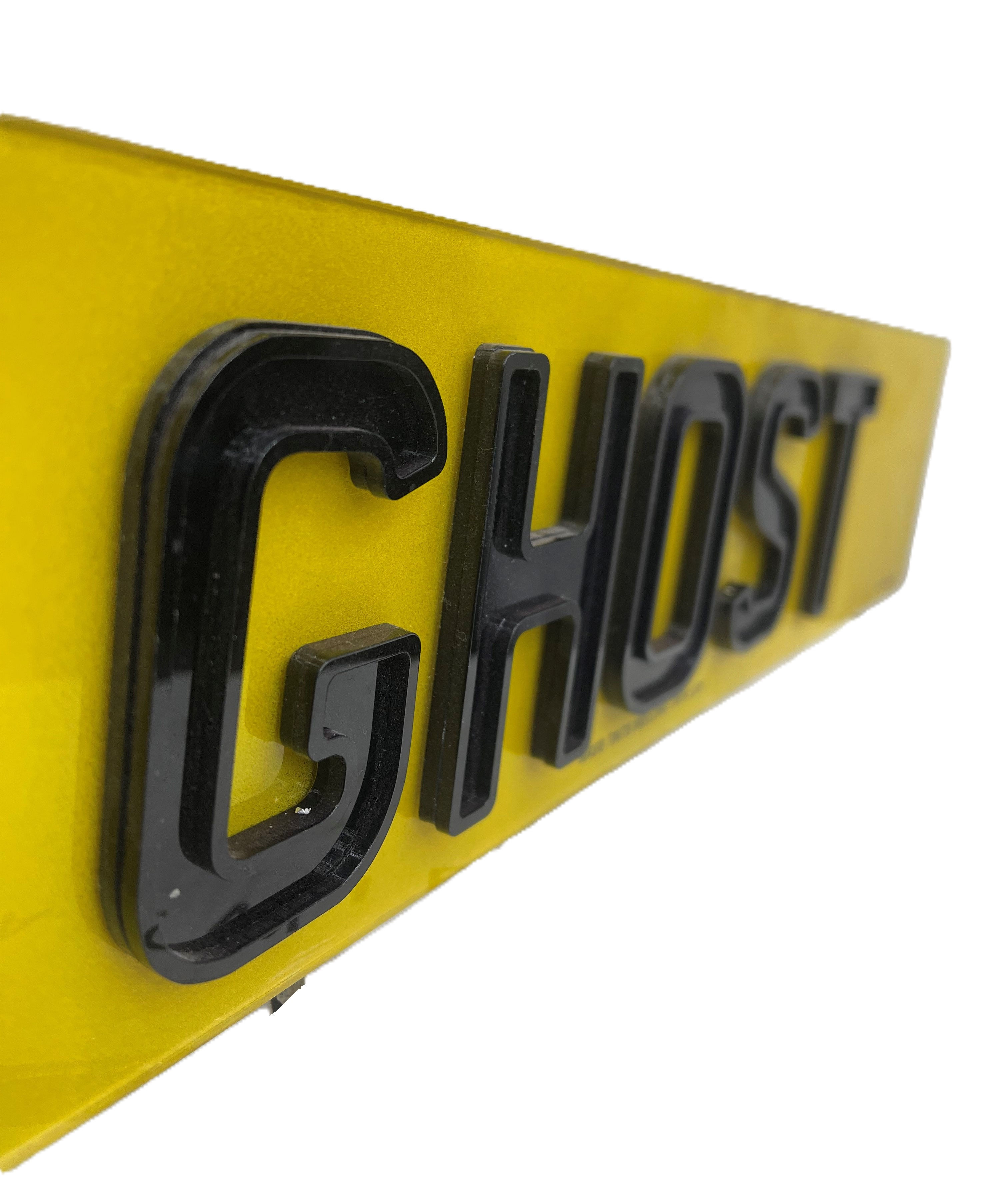 Ghost Number Plates