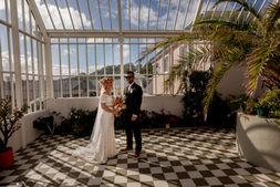 couple photos inside house in Garden morris estate