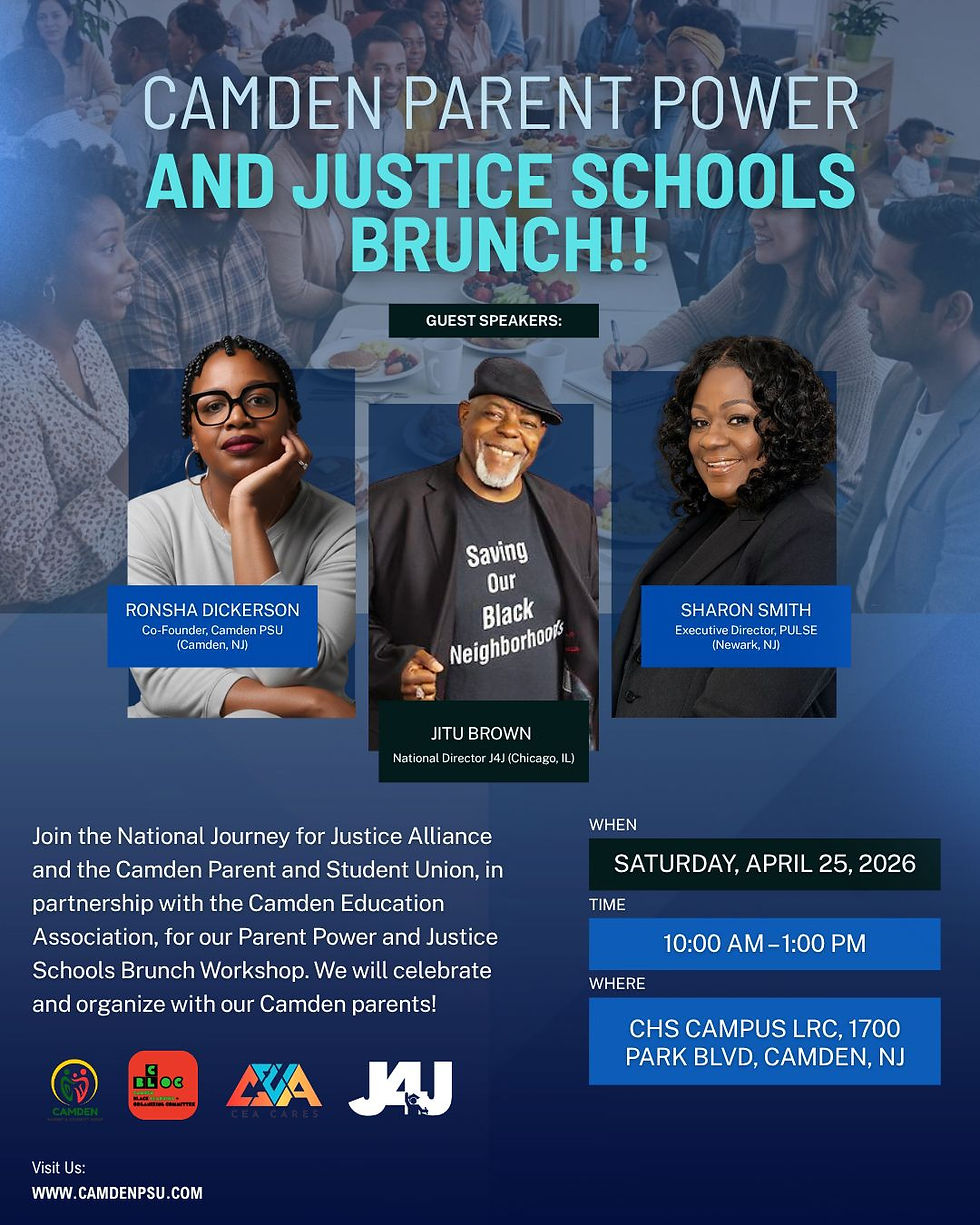 Camden Parent Power and Justice School Brunch