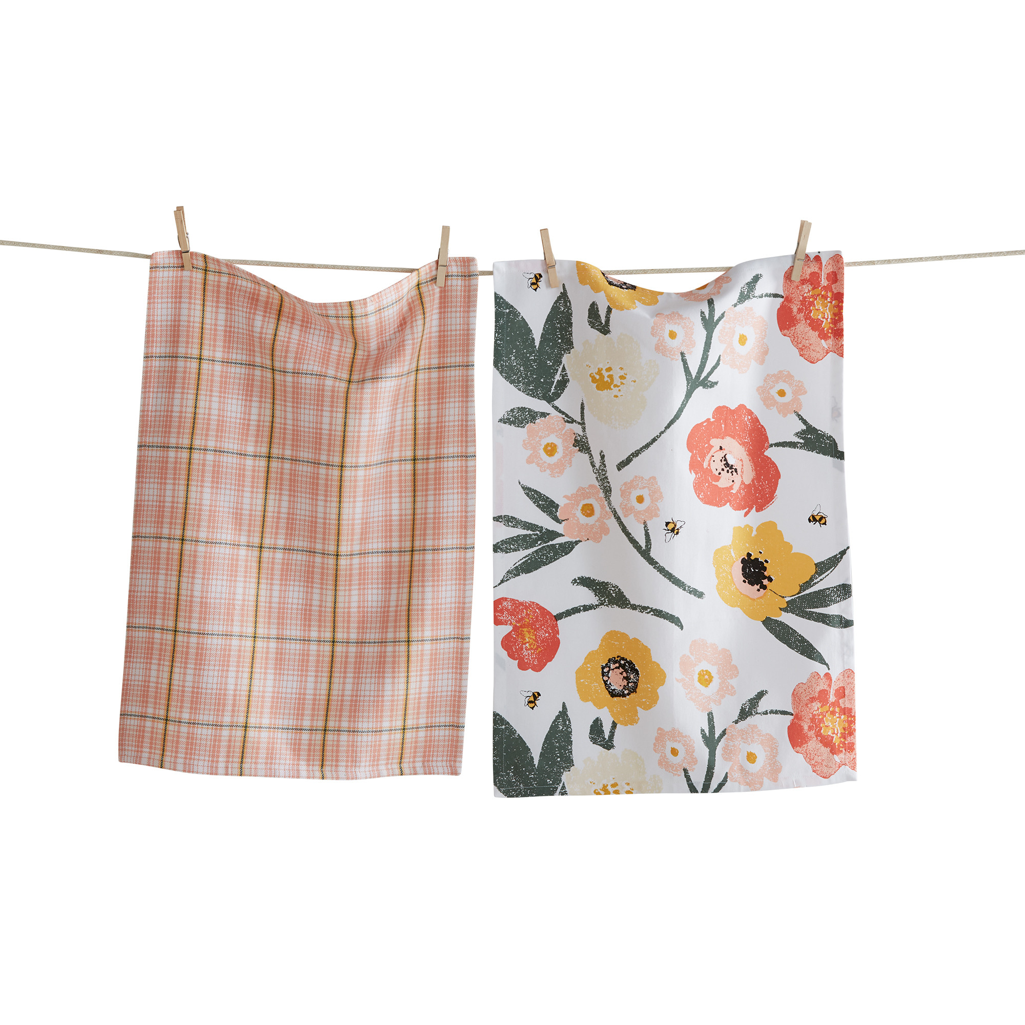 Bee Blossom Dishtowel