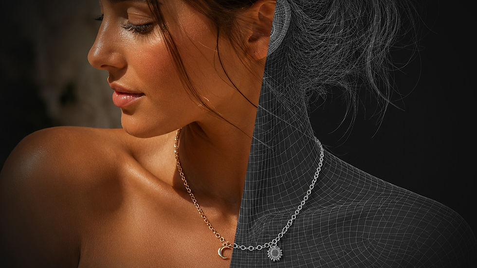 Dall'Idea al Gioiello Indossato - Modellazione 3D e Rendering Fotorealistici per il Settore Gioielli