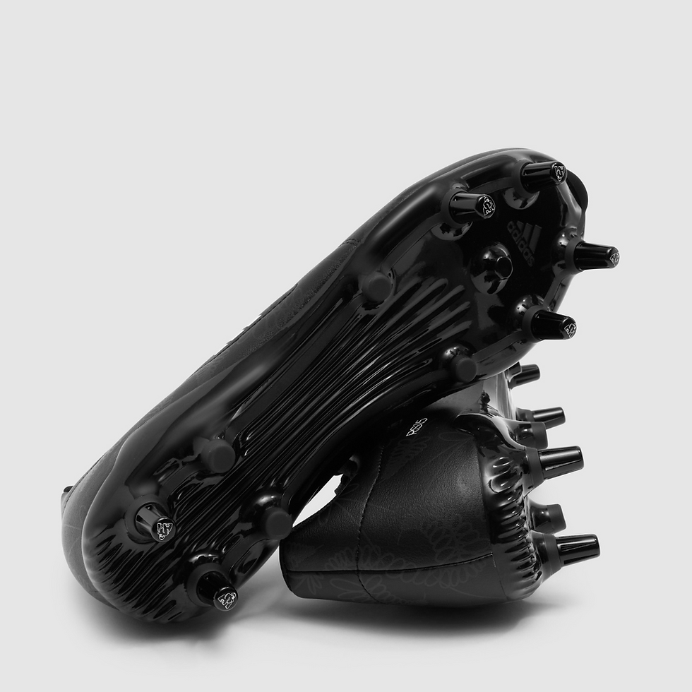 Thumbnail: 18mm Black Slim Rugby Studs in Adidas RS15 boots