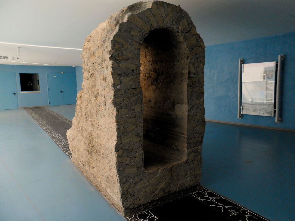 Un tronco dell'Acquedotto Romano del Serino