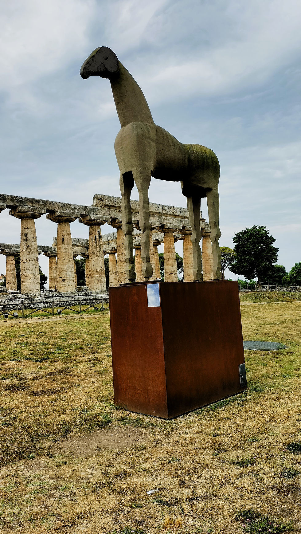 IL CAVALLO DI SABBIA - Mimmo Paladino (vetroresina, ferro e sabbia)