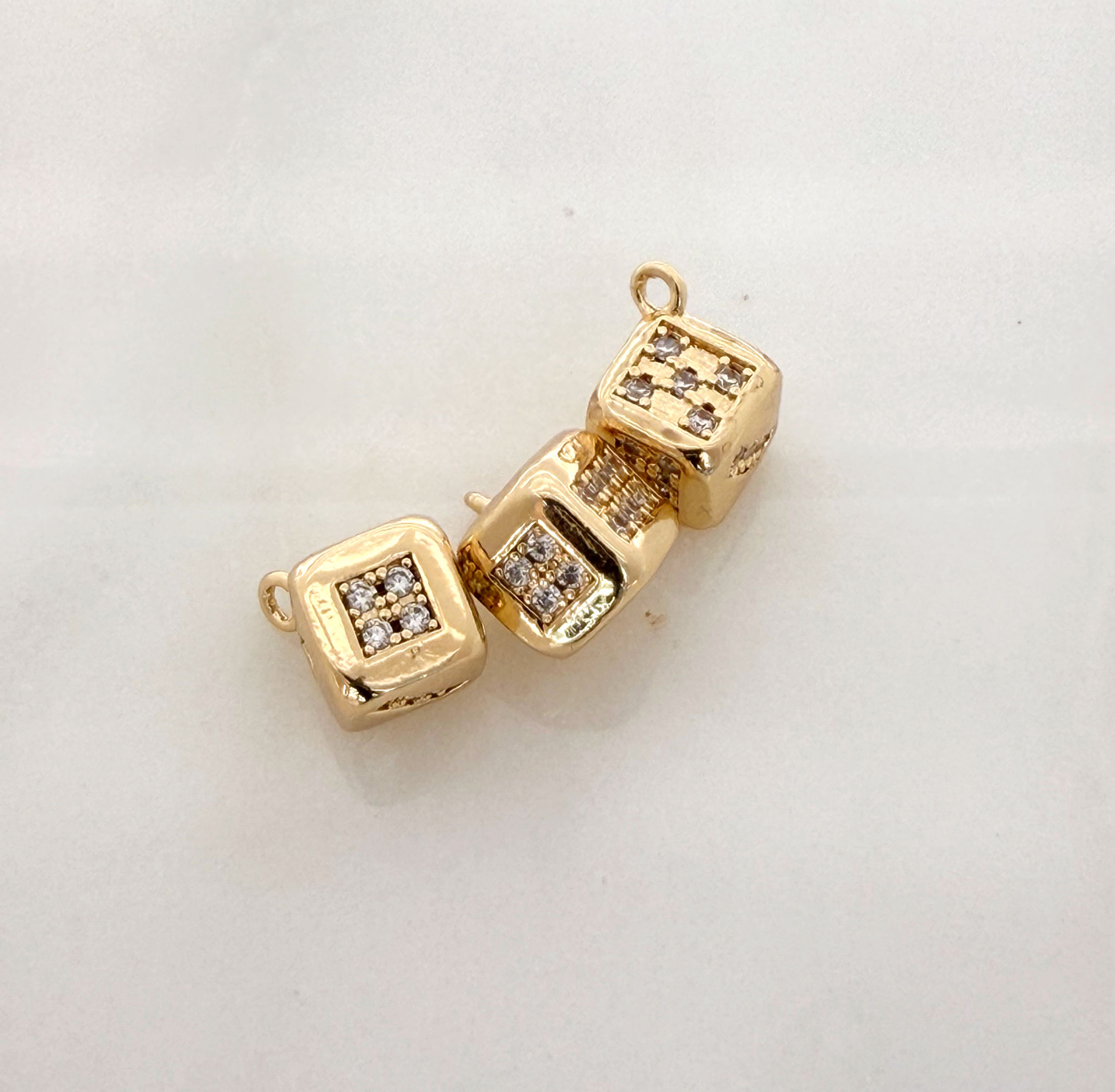 Crystal Dice Charm