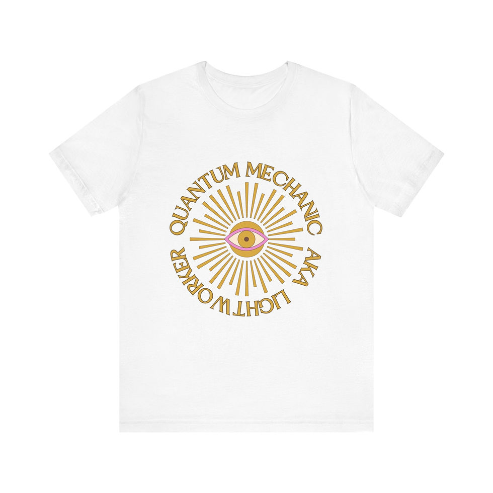 Thumbnail: Quantum Mechanic aka Lightworker - Unisex Jersey Short Sleeve Tee