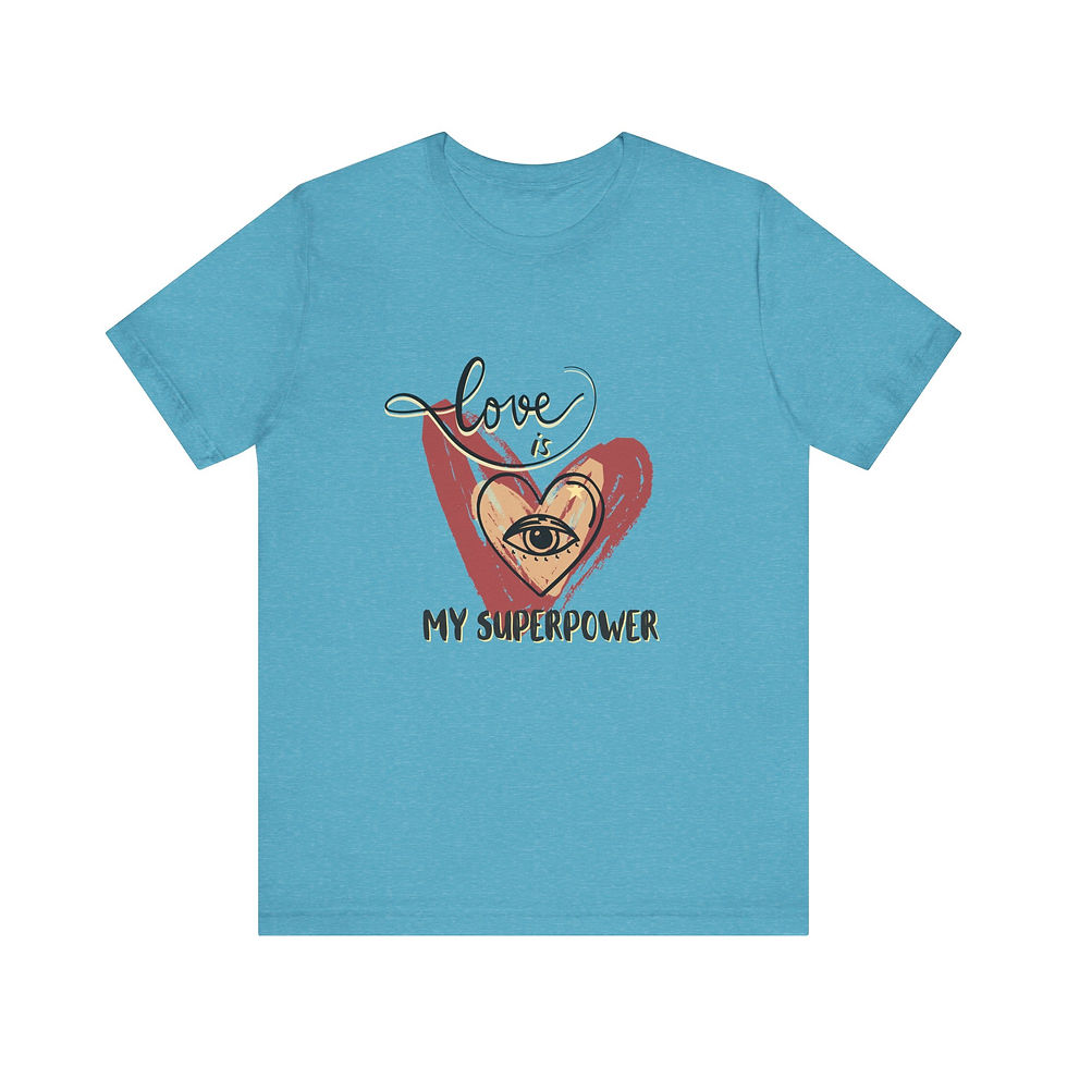 Thumbnail: Love is My Superpower - Unisex Jersey Short Sleeve Tee
