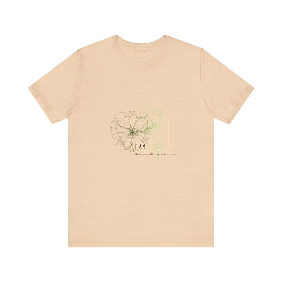 Thumbnail: I am healing myself - Unisex Jersey Short Sleeve Tee