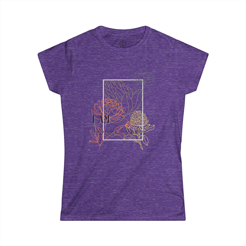 Thumbnail: I am the pebble - Women's Softstyle Tee