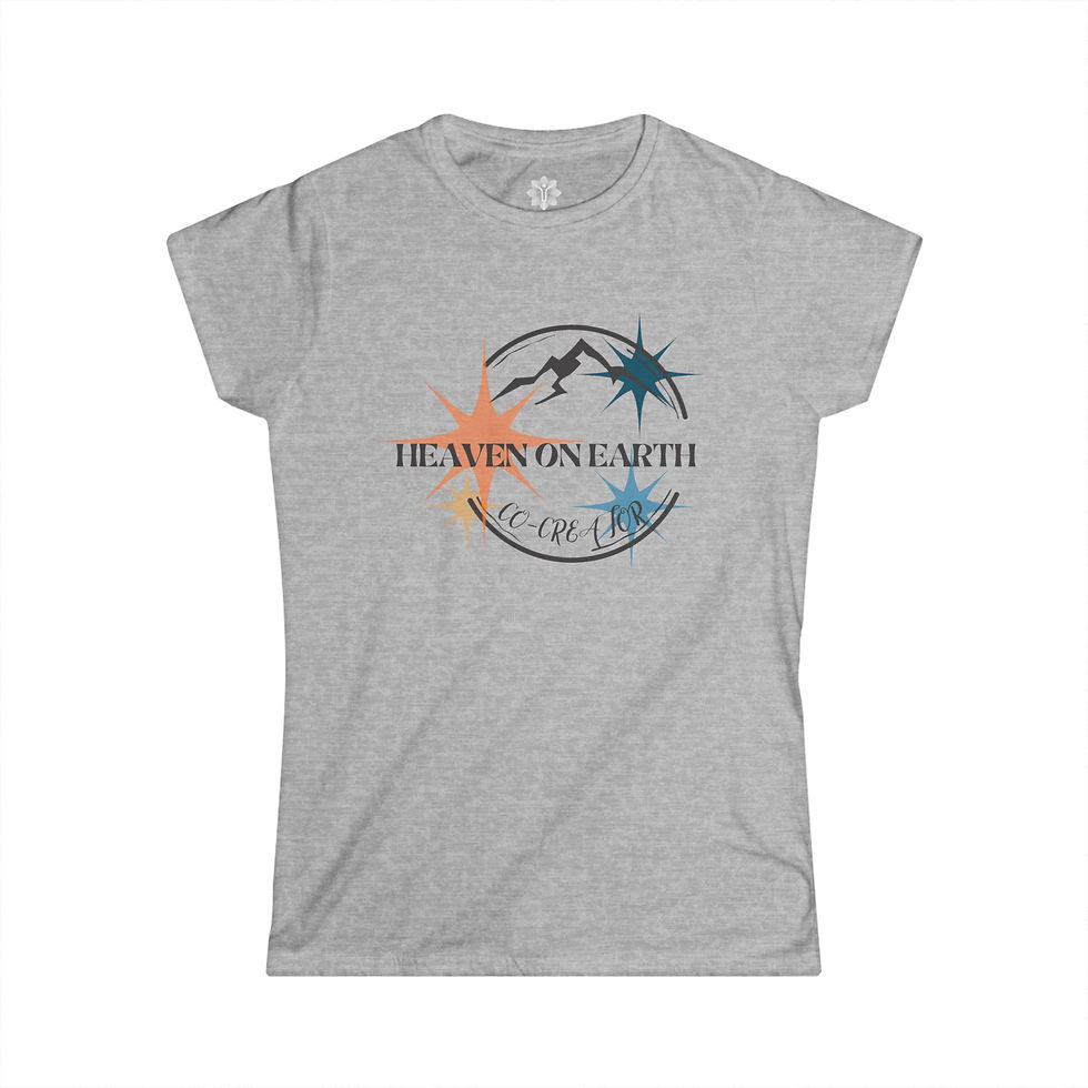 Thumbnail: Heaven on Earth Co-Creator - Women's Softstyle Tee