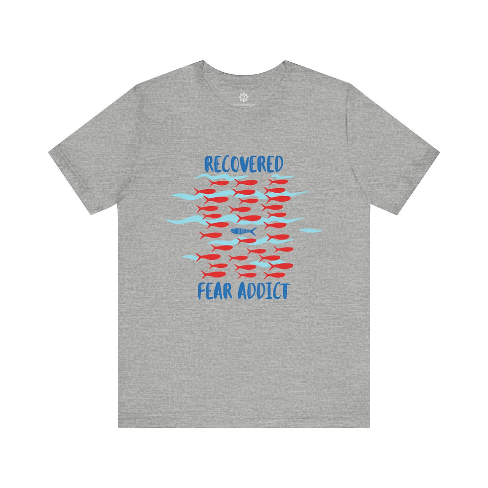 Thumbnail: Recovered Fear Addict - Unisex Jersey Short Sleeve Tee
