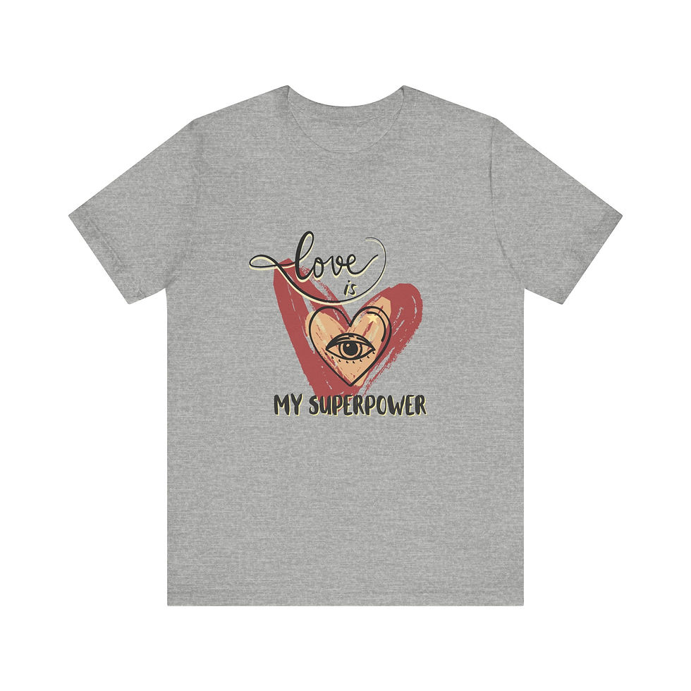 Thumbnail: Love is My Superpower - Unisex Jersey Short Sleeve Tee