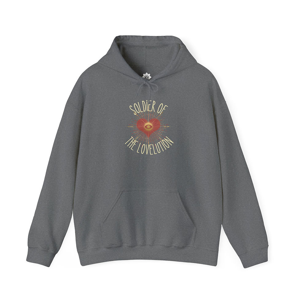 Thumbnail: Soldier of the Lovelution - Unisex Heavy Blend™ Hooded Sweatshirt