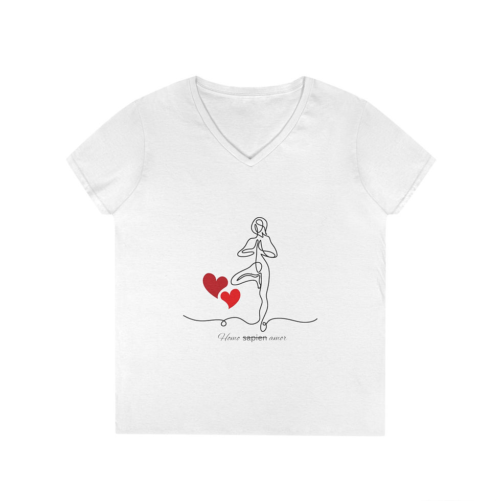 Thumbnail: Homo amor - Ladies' V-Neck T-Shirt