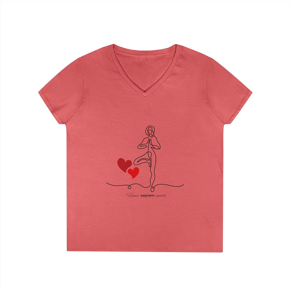 Thumbnail: Homo amor - Ladies' V-Neck T-Shirt