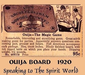 Advertisement for the Ouija Board from 1920