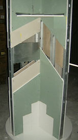 maquetes de sistemas drywall
