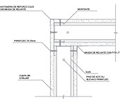 detalhe sitema drywall