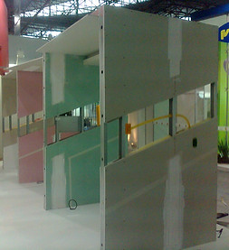 maquetes de sistemas drywall