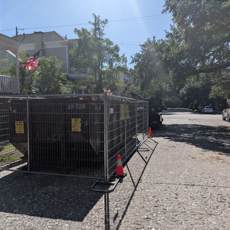 Temporary Fence in Savannah