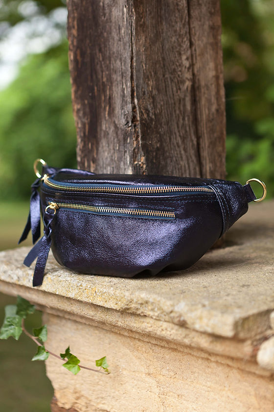 Bandoulière Cuir Bleu Cerise Sac A Main Sac Bandoulière Cuir Bleu