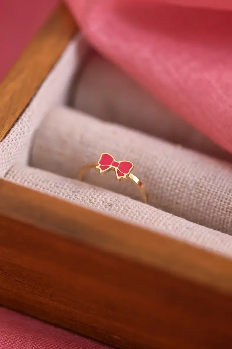 Miniature : BAGUE AJUSTABLE POUR ENFANT EN ACIER INOXYDABLE - NOEUD