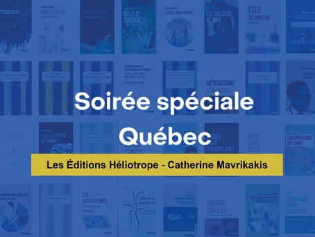 Soirée spéciale Québec en partenariat avec la Délégation générale du Québec