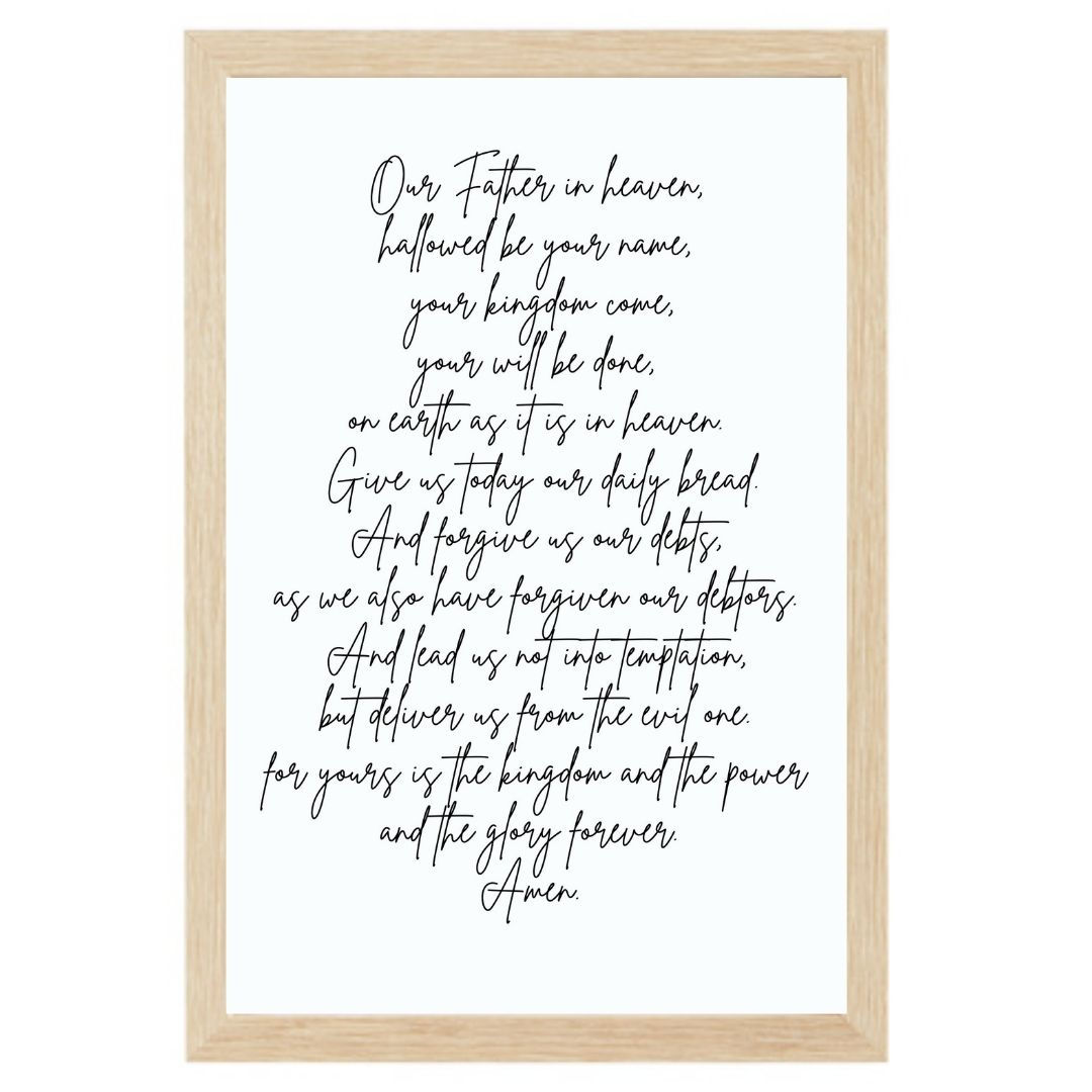 The Lords prayer digital -English